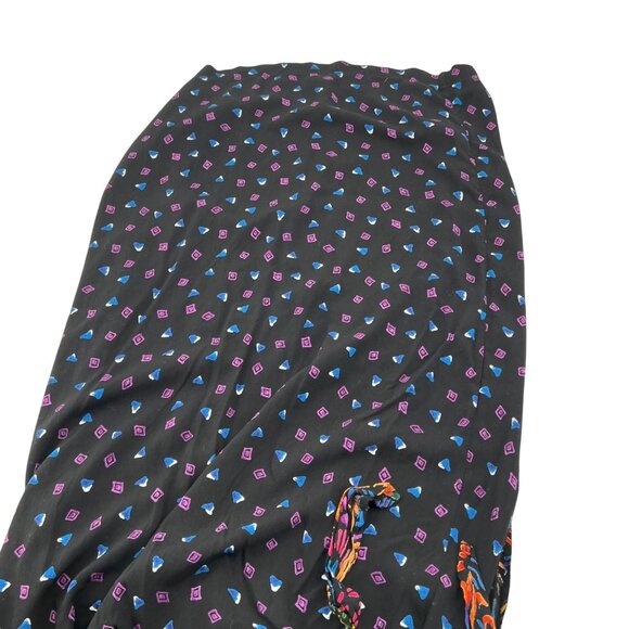 Vintage Units Tropical Print Tank & Matching Wrap Skirt Set Large 100% Rayon - Picture 12 of 13